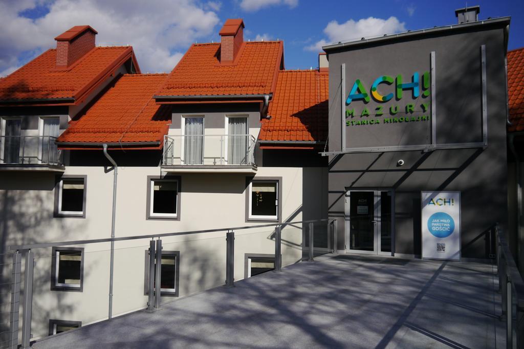Ach Mazury Panzió Mikołajki Kültér fotó